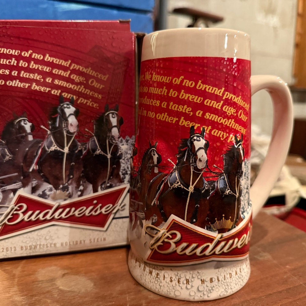 Budweiser 2013 Holiday Clydesdale Mug
